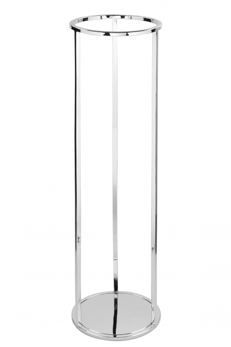 Suport lumanari Nido, Nichel Otel inoxidabil, Argintiu, 100x26 cm