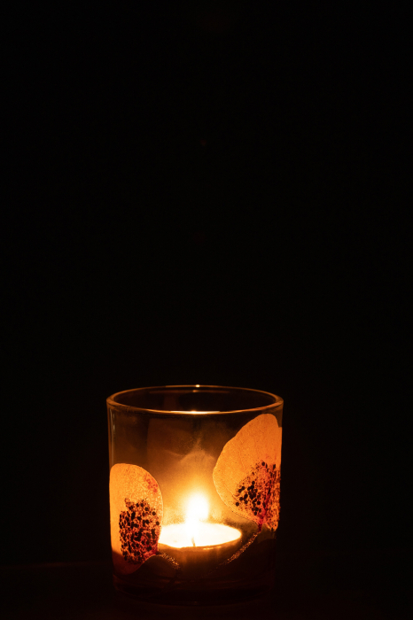 Suport lumanari, Sticla, , 7x7x8 [4]