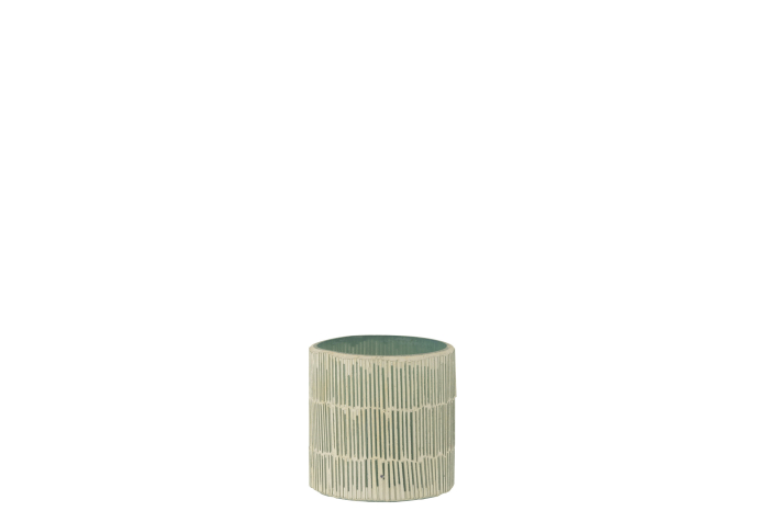 Suport lumanari, Sticla, Gri, 7x7x8 [1]