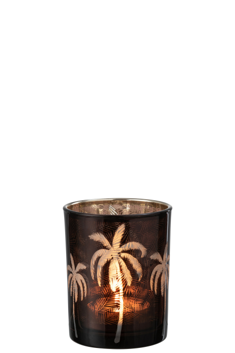 Suport lumanari, Sticla, Maro, 10x10x12.5 [2]