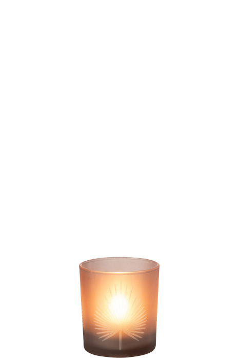 Suport lumanari, Sticla, Maro, 7.5x7.5x8 [2]