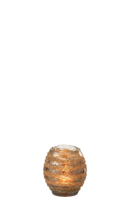 Suport lumanari, Sticla, Maro, 9x9x9 [2]