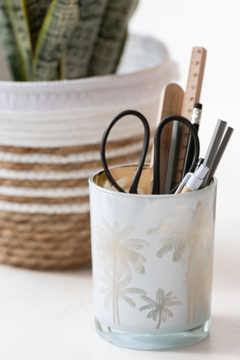 Suport lumanari, Sticla, Multicolor, 10x10x12.5 [5]