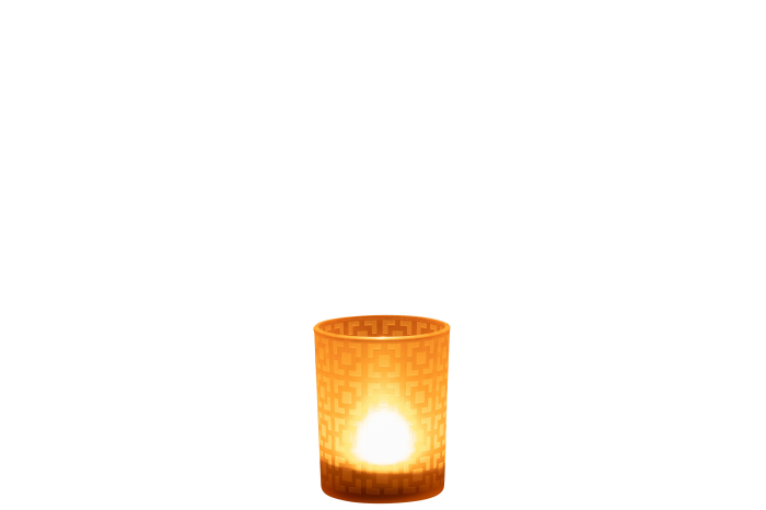 Suport lumanari, Sticla, Multicolor, 10x10x12.5 [3]