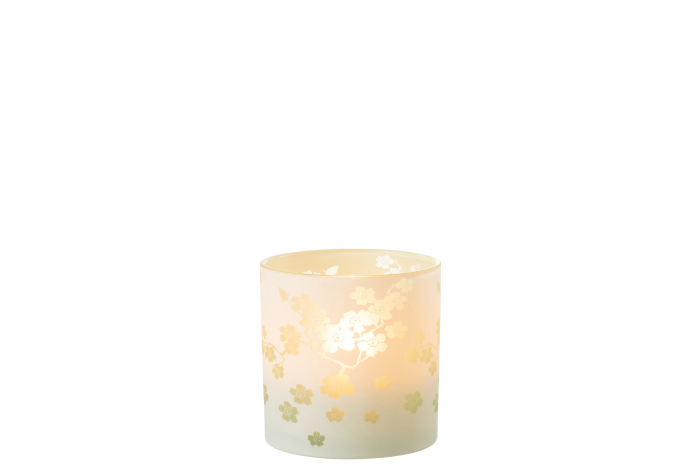 Suport lumanari, Sticla, Multicolor, 15x15x15 [3]