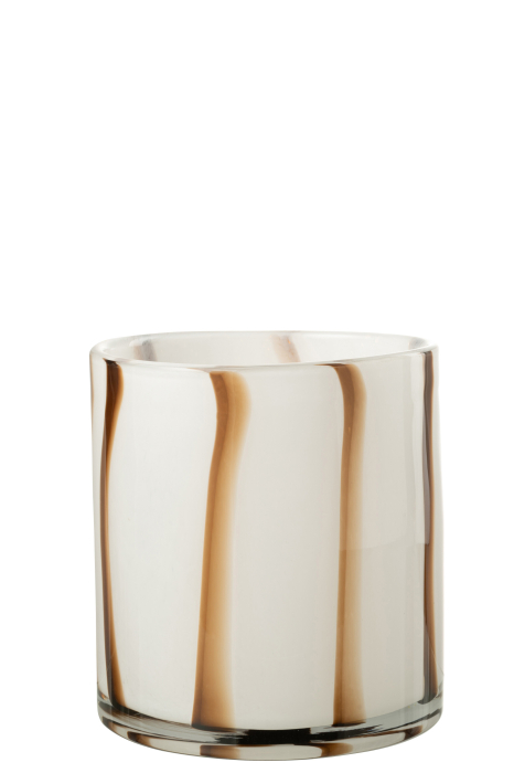 Suport lumanari, Sticla, Multicolor, 18x18x18 [2]