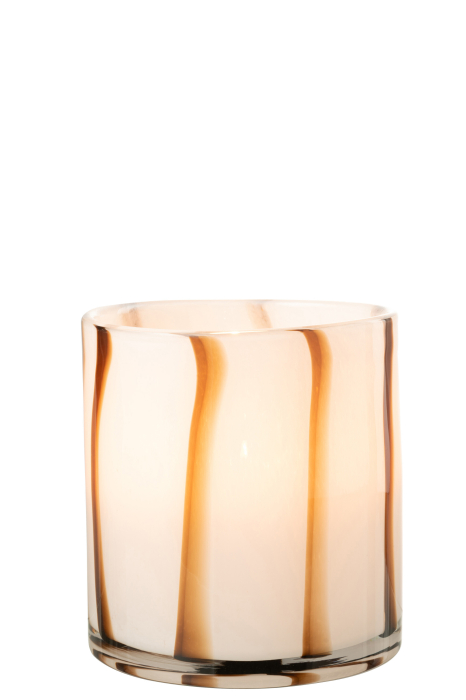 Suport lumanari, Sticla, Multicolor, 18x18x18 [3]