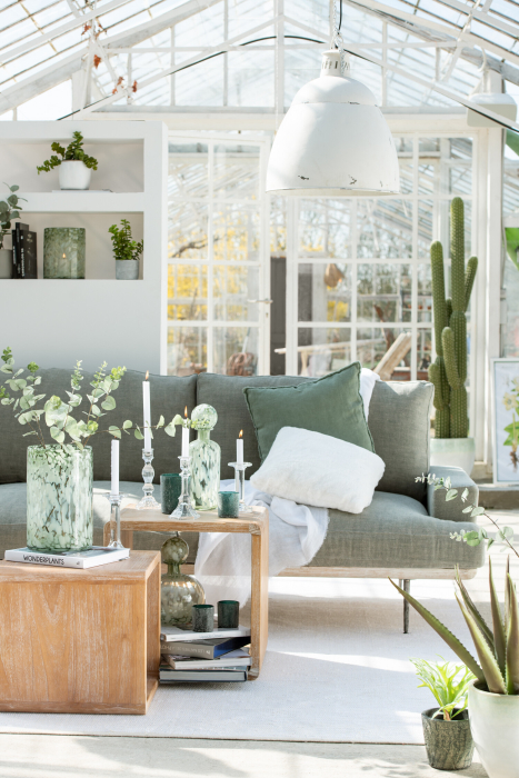 Suport lumanari, Sticla, Transparent, 10x11x20 [4]