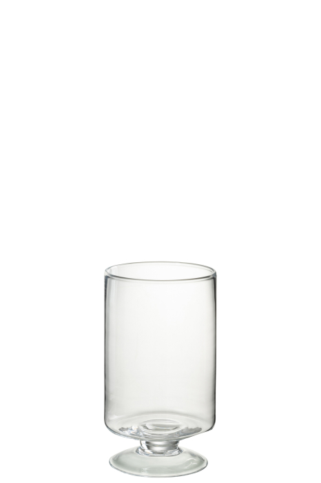 Suport lumanari, Sticla, Transparent, 16x16x25 [1]