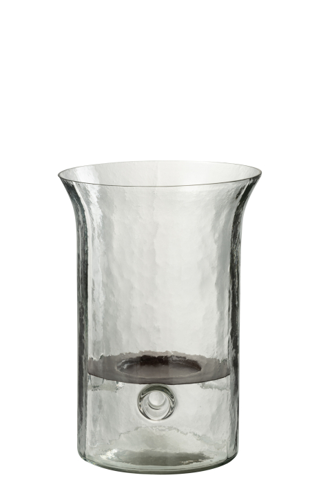 Suport lumanari, Sticla, Transparent, 19x19x26.5 [1]