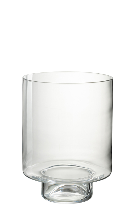 Suport lumanari, Sticla, Transparent, 26.5x26.5x36 [1]