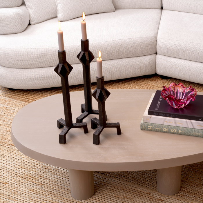 Suport pentru lumanare Conti L, finisaj bronz, Dims: L. 16.5 | W. 18.5 | H. 50  (CM) [2]