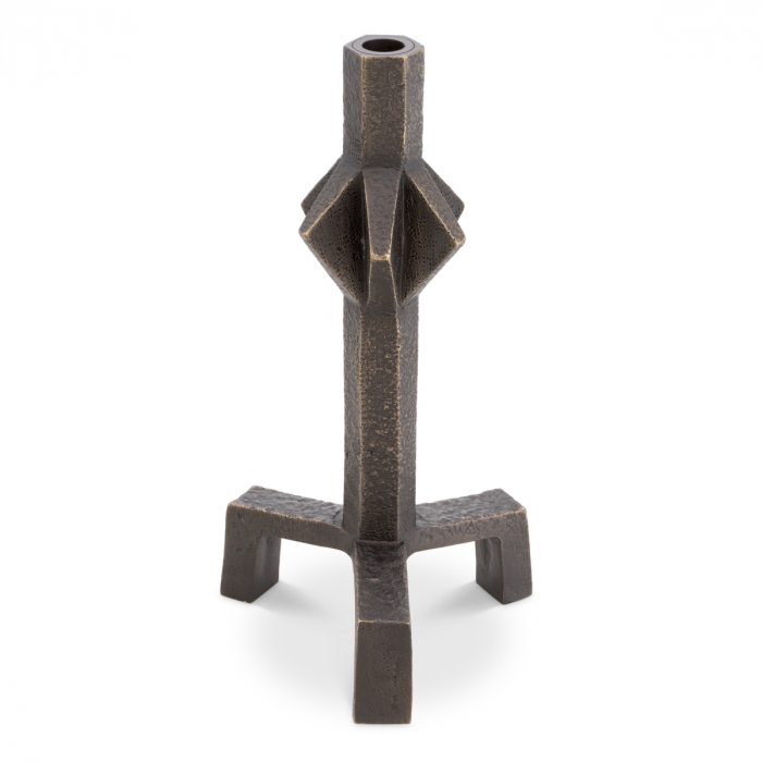 Suport pentru lumanare Conti S, finisaj bronz, Dims: L. 17.5 | W. 18 | H. 35.5  (CM) [3]