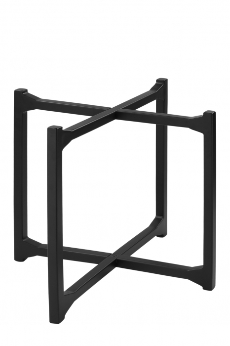 Suport pentru tava Meseta, Metal, Negru, 48x57 cm [2]