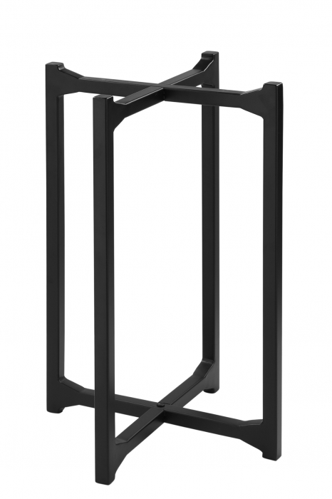 Suport pentru tava Tabla, Metal, Negru, 66x44 cm [2]