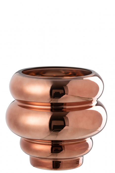 Suport pentru tealight/Vază, Cléa Sticlă, Maro, L 20| W 20| H 20 cm [2]