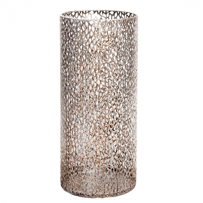 Suport pentru umbrele, cilindric, Purley, Metal, argintiu, PU 2, H. 50 cm, D. 22 cm [1]