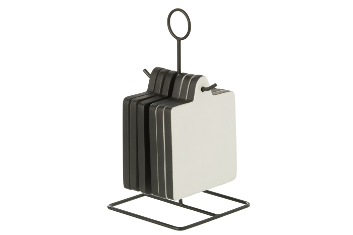 SuportPahare, Vik Lemn Alb/negru [2]