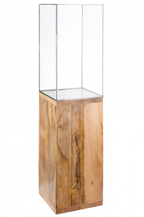 Suport lumanare, COLUMN, Lemn,  26X26X91 cm [2]