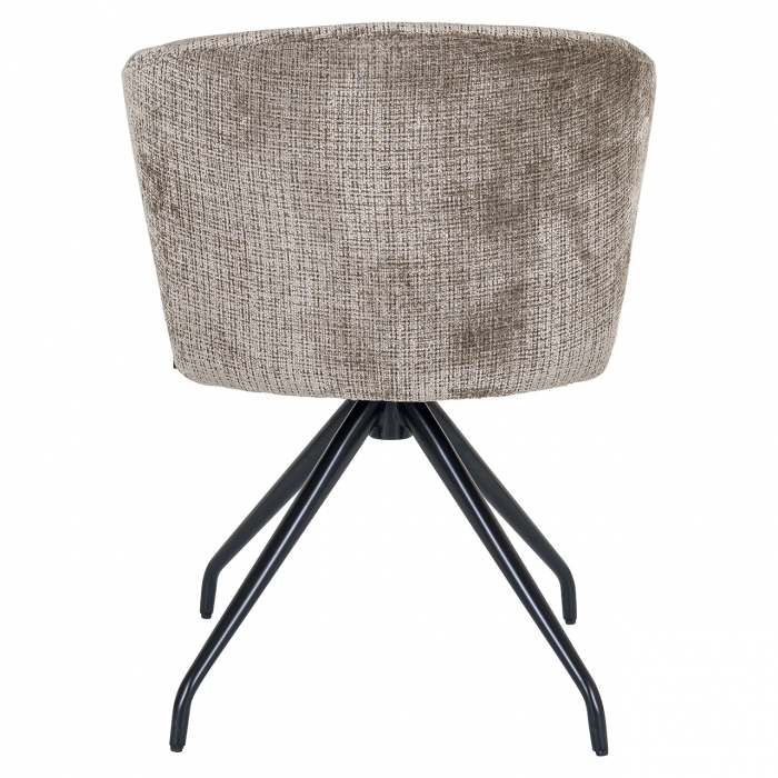 Scaun rotativ Milly stone chenille (Niagara 104 Stone Chenille) [3]