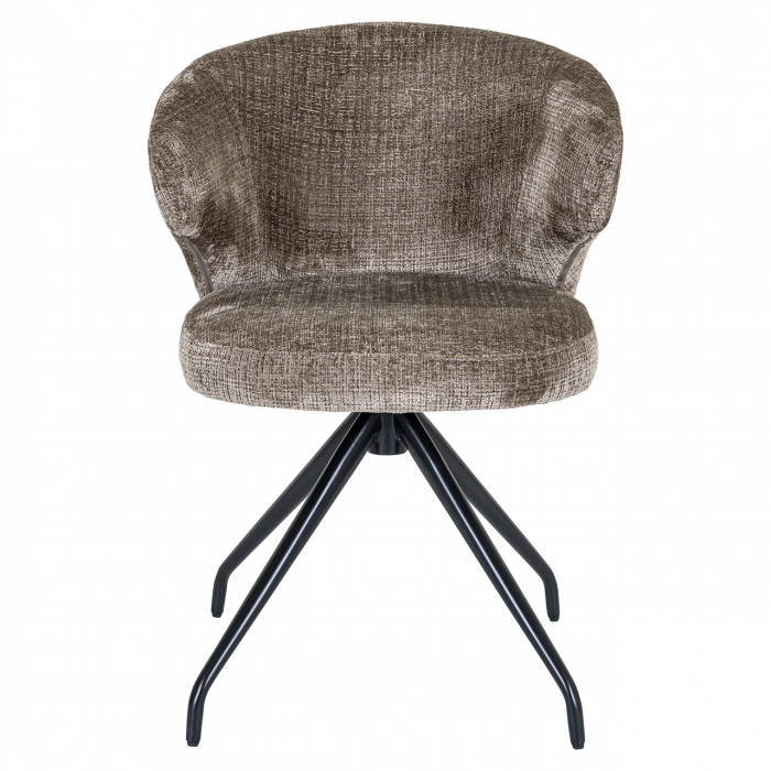 Scaun rotativ Milly stone chenille (Niagara 104 Stone Chenille) [4]