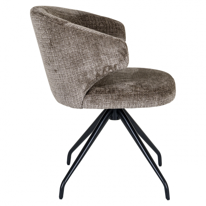 Scaun rotativ Milly stone chenille (Niagara 104 Stone Chenille) [2]
