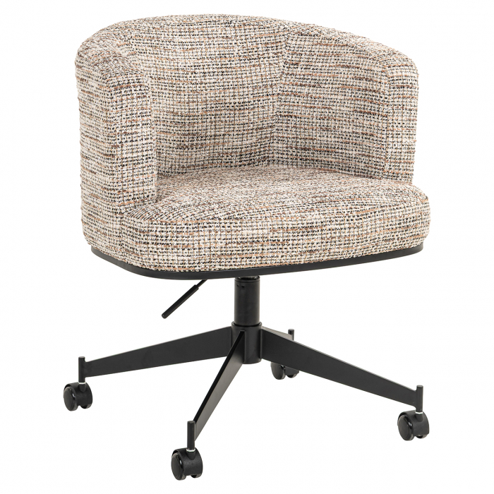 Scaun rotativ Rochenne cu roți (Be Trendy 01 Nature), Dims: 77.0 x 65.0 x 63.0 cm [10]