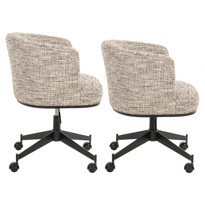 Scaun rotativ Rochenne cu roți (Be Trendy 01 Nature), Dims: 77.0 x 65.0 x 63.0 cm [2]