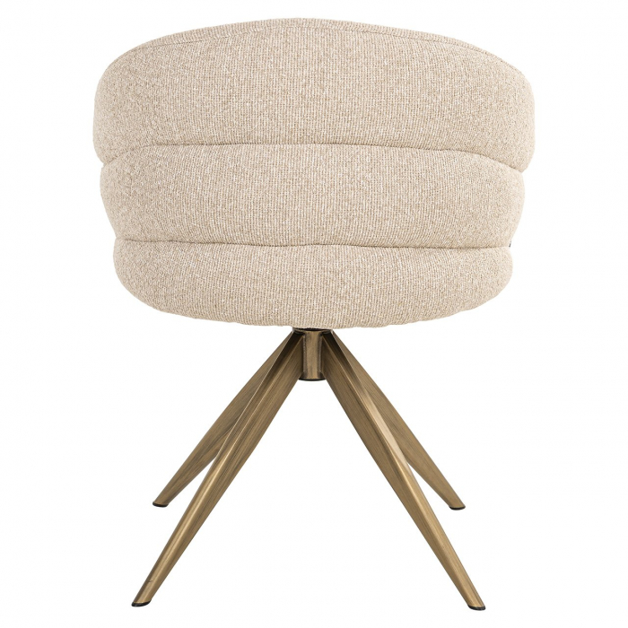 Scaun rotativ Zendaya, ignifug (Biscotti), Dims: 79.0 x 61.0 x 60.0 cm [3]