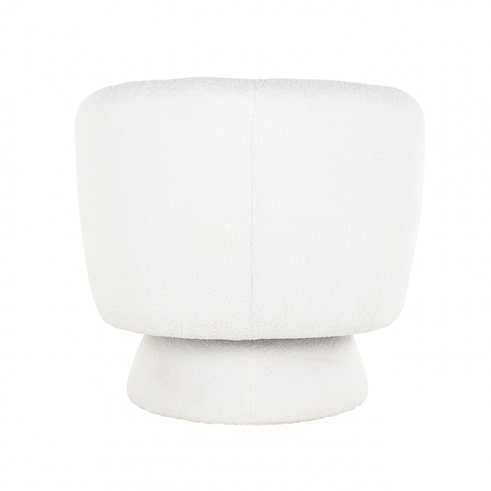 Scaun ușor pivotant Senna white furry (Himalaya 900 white furry) [3]