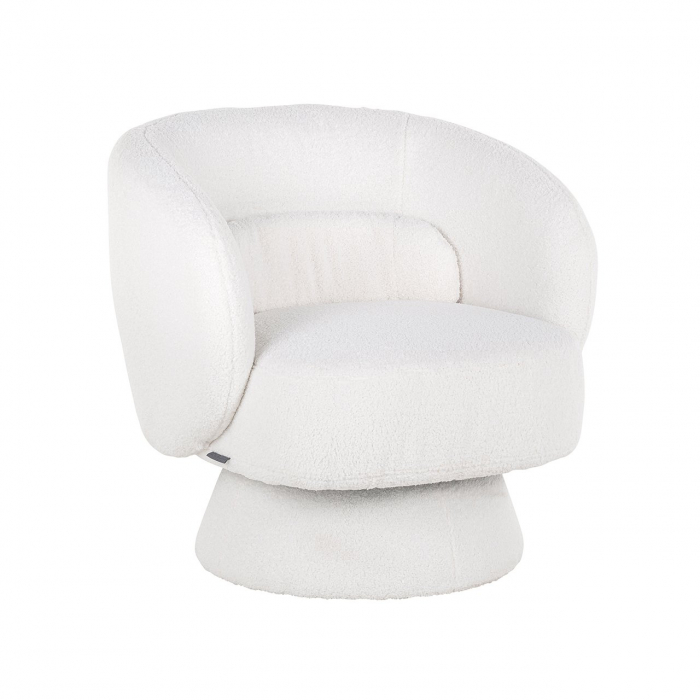 Scaun ușor pivotant Senna white furry (Himalaya 900 white furry) [1]