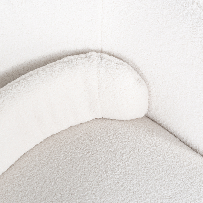 Scaun ușor pivotant Senna white furry (Himalaya 900 white furry) [6]