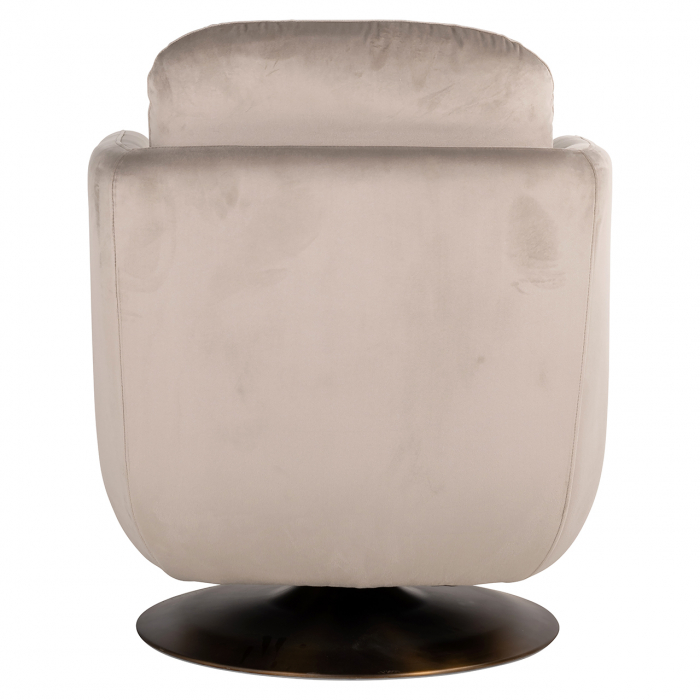 Scaun ușor pivotant Turner, catifea kaki ignifugă (FR-Quartz 903 Khaki) [3]