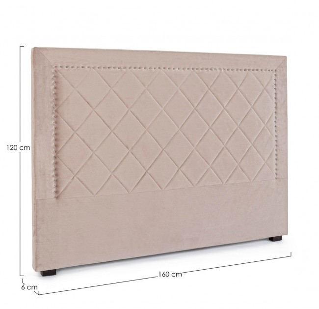 Tablie de pat Ahura, Lemn, Gri, 160x6x120 cm [3]