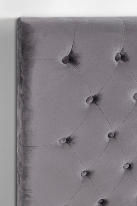 Tablie pat Caspar, Lemn, Gri inchis, 160x8x120 cm [4]
