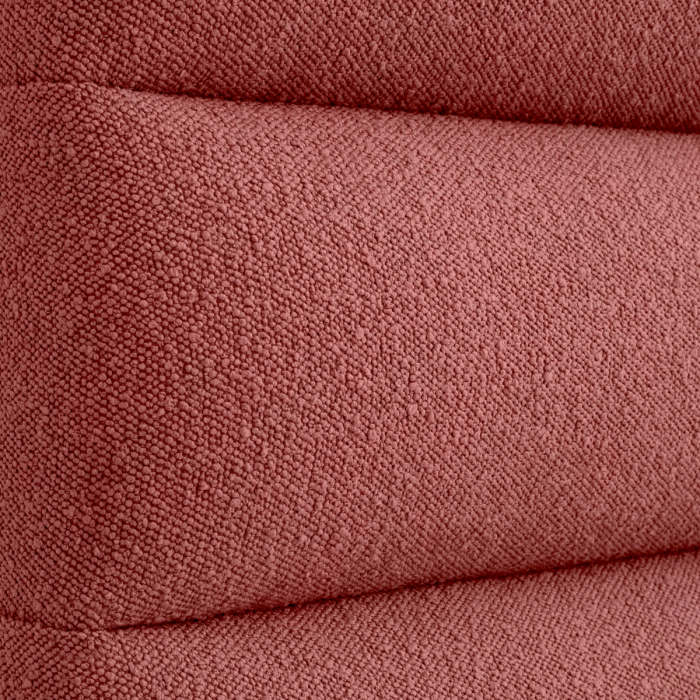 Tăblie Shermin bouclé rose, Dims: W. 232 | D. 11.5 | H. 219.5  (CM) [2]