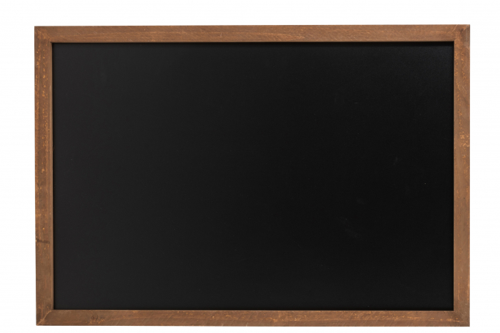 Tabla inramata Memo, Lemn, Negru Natural, 130x3x90 cm