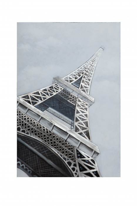Tablou 3D Eiffelturm, Print, Multicolor, 80x120x3.8 cm [2]