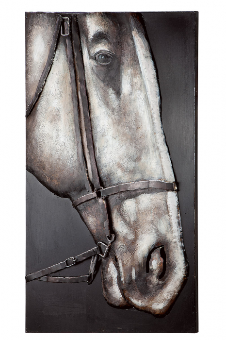 Poza Tablou Appaloosa, metal, multicolor, 60x90x4.5 cm