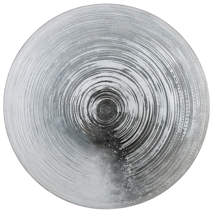 Tablou Circle, panza, gri, 100 cm [2]