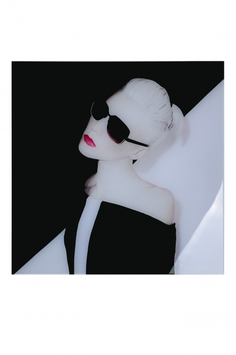 Tablou Cool Lady, Acril, Multicolor, 60x60x2.5 cm GILDE imagine 2022