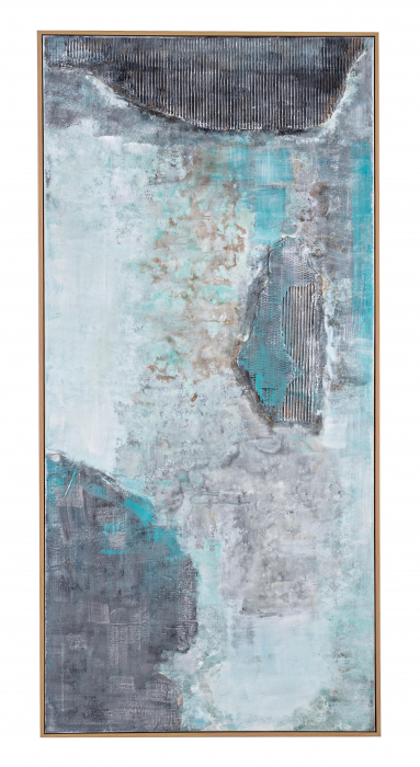 Tablou Crown T769, Canvas Lemn Plastic, Multicolor,72.5×4.5×152.5 cm Bizzotto imagine 2022