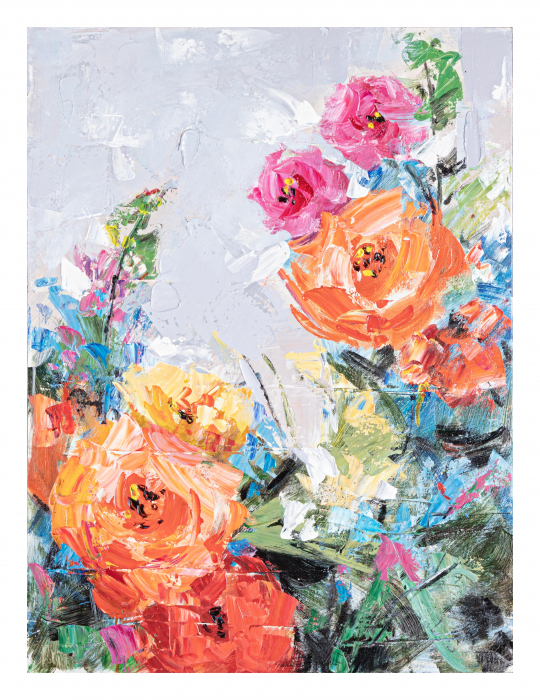 Tablou Crown W795-1, Canvas Lemn, Multicolor,60×3.5×80 cm Bizzotto