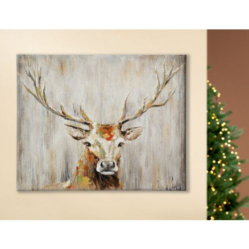 Tablou Deer Head, Panza, Multicolor, 2.8x99.5x80 cm [2]