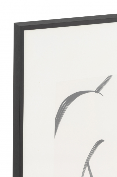 Tablou inramat Woman Line, Sticla, Alb/Negru, 60x2.5x90.5 cm [3]