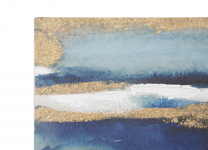 Tablou , lemn de pin/panza, multicolor, 60X2.7X80 cm [7]