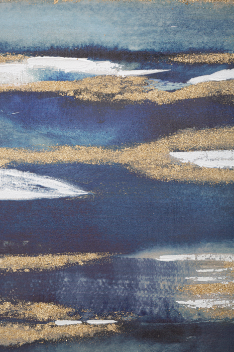 Tablou , lemn de pin/panza, multicolor, 60X2.7X80 cm [6]