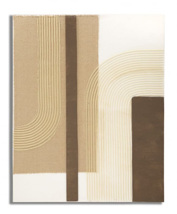 Tablou Lofty -B-, Lemn Canvas, Multicolor, 100x80x2.8 cm