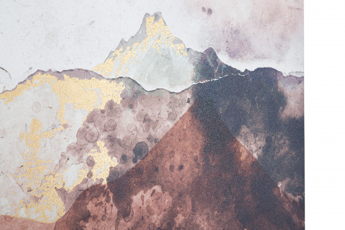 Tablou Mountain, Lemn/Canvas, Multicolor, 120x80x3 cm [4]