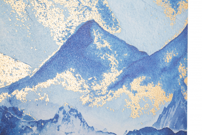 Tablou Mountain, Lemn/Canvas, Multicolor, 120x80x3 cm [3]